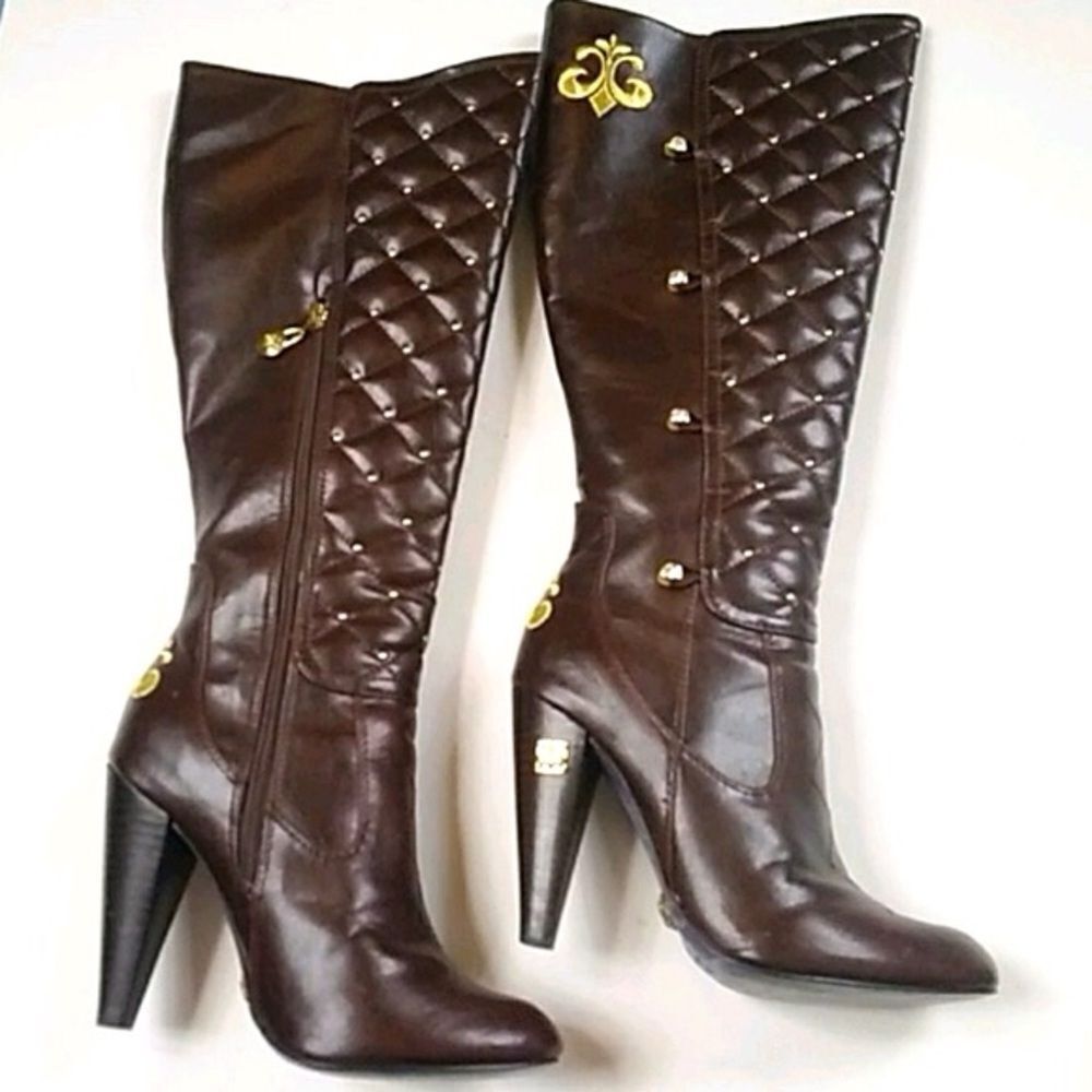 Dereon Russa Rhinestone Women’s Shoes Boots Size 6.5